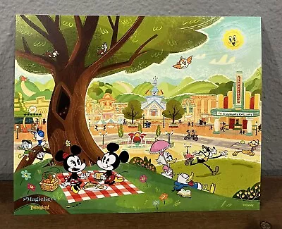 Disneyland Magic Key Exclusive Print Poster Mickey Minnie Toontown • $12.75