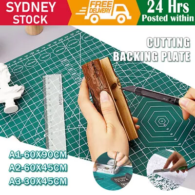 Cutting Mat Self Healing Doubleside Art Craft DIY Hobby Cutting Board PVC A1A2A3 • $15.98