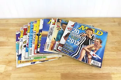 MAD Magazine Lot Of 15 Early 2000s-2010 Miley Cyrus Trump Weird Al | MAD XL F365 • $29.50