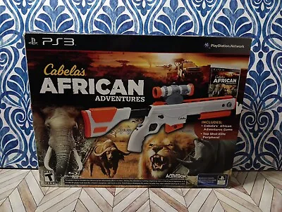 Cabela's African Adventures Bundle With Gun (Sony PS3 2013) Not Tested AS IS • $25.88