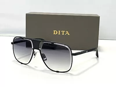 DITA MACH FIVE Square Sunglasses DRX-2087-H-BLK Matte Black Gray Gradient Lenses • $49