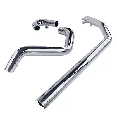 Headers For True Dual Exhaust For Harley 95-16 Touring Street Glide Chrome • $365.99