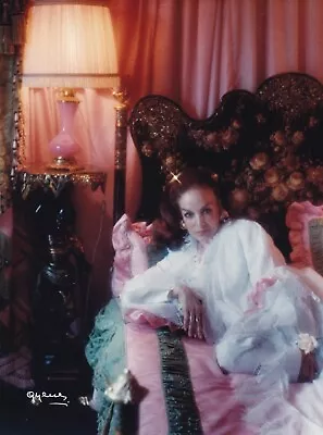 MARIA FELIX AT HOME IN PARIS Original Color 1989 Candid Photo By Jano Gyenes • $49.99