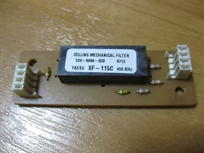 YAESU YF-115C CW 500Hz Collins Mechanical Filter FT-847 FT-1000MP MARK-V Working • $330