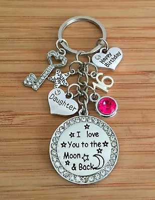 £6.99 • Buy 18th 21st Key Birthday Gift Keyring For Daughter Sister Niece Cousin Friend #2