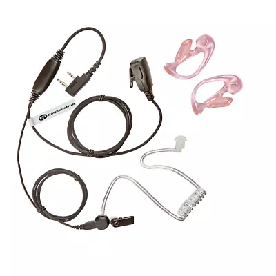 2 Pin Security Earpiece Headset For Baofeng Motorola Kenwood Radio Walkie Talkie • £16.99