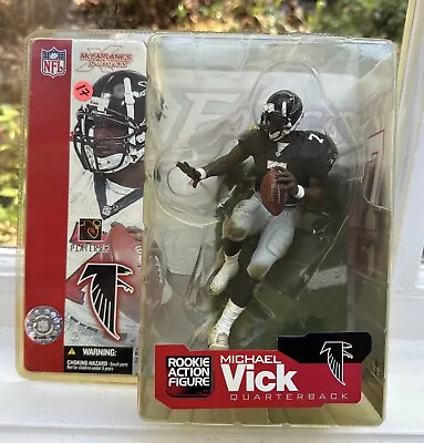 Mcfarlane's Sportspicks MICHAEL VICK (Black Jersey) Falcons #7 NFL Football New • $17