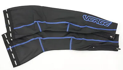 Verge Men's Zima+  Fleece Leg Warmers Black/Blue XS Brand New • $10