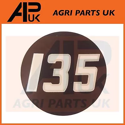 Side Bonnet Badge Medallion Emblem Decal Sticker For Massey Ferguson 135 Tractor • £4.49