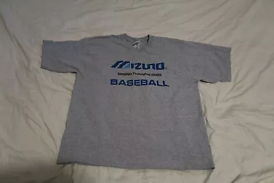 Vintage Rare Mizuno Spring Training 2003 Baseball T-Shirt Grey Blue XL Sold Out • $150