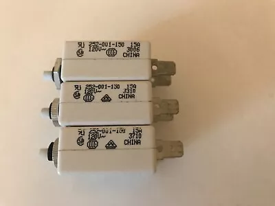 Mechanical Products 252-001-150 Circuit Breaker 120VAC 15A  (3 EACH) • $15