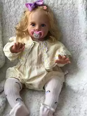 22in Baby Toddler Girl Reborn Doll Realistic Root Hair Soft Cuddly Body Toy GIFT • $99.99