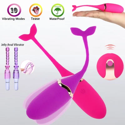 Remote Control Wearable Bullet Egg Vibrator G-spot Massager Adult Women Sex Toys • $28.85