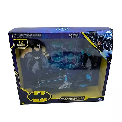 DC Comics Spin Master Batman MotoTank Vehicle 4  Bane & Batman Action Figure NIB • $22.48