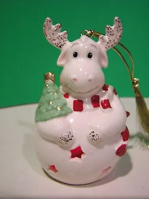 $19.95 • Buy LENOX MOOSE COLOR CHANGING LIGHT LIT ORNAMENT -- -- NEW In BOX
