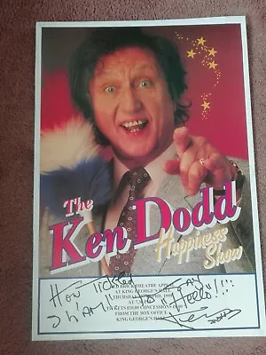 Ken Dodd Signed Large Poster • £180