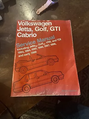 Volkswagen Service Manual Jetta Golf GTI Cabrio 1993-1999 A3 No.VG99 • $29.99