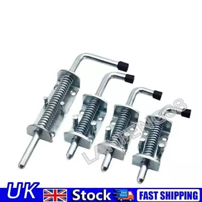 Heavy Duty Spring Loaded Drop Bolt Stable Garage Door Gate Shed 128mm - 220mm • £7.37