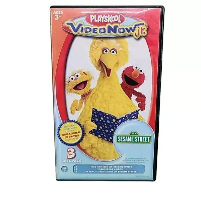 Sesame Street 3 Disc VideoNow Jr. PVD Set - 3 Episodes - Hide & Seek Elmo Reads • $19.98