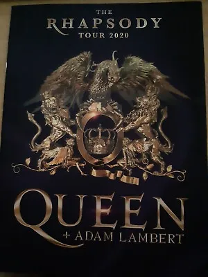 The Rhapsody Queen + Adam Lambert Tour Book • $160