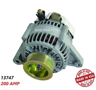 $154.99 • Buy 200 Amp 13747 Alternator Lexus ES300 Toyota 3.0L High Output NEW HD Performance