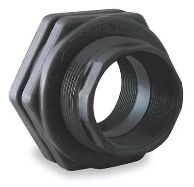 Banjo TF075 Bulkhead Tank Fitting 3/4 In Black Poly • $17.76