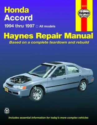 Honda Accord 1994 Thru 1997 Haynes Repair Manual • $28.59