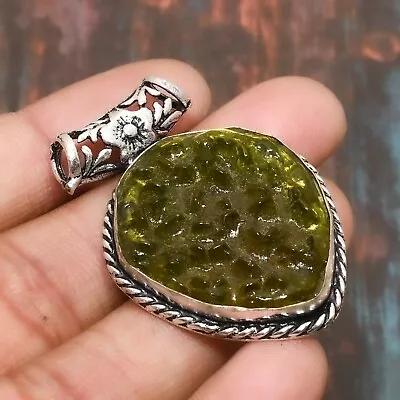 Moldavite Quartz Gemstone Handmade Jewelry Pendant 1.77  • $5.99