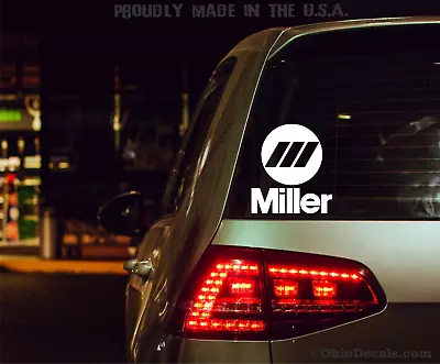 Miller Welding Decal / Weld Decal For Car Truck Window Or Welder Mask Helmet  • $5.99