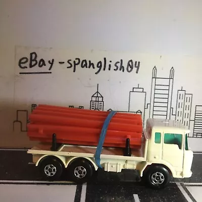 Matchbox Lesney Superfast #58 DAF Steel Girder Truck White/Red (Transitional) NM • $152.99