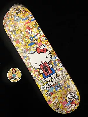 RARE Girl Skateboards Sanrio Hello Kitty Mike Carroll Deck 50th Anniversary 8” • $193.19