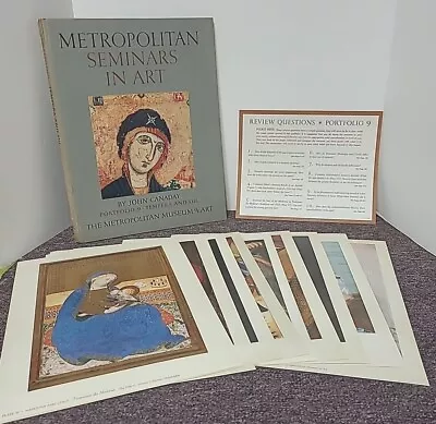Metropolitan Seminars In Art Portfolio 9 Canaday (1958 HC)  W 12 Color Plates • $18.49