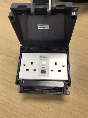 £12.99 • Buy Double Socket, Outdoor, Weatherproof Switched, With RCD Breaker