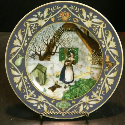 Vintage Heinrich Villeroy & Boch French Fairy Tales Fortunata & The Hen Plate  • $14.44