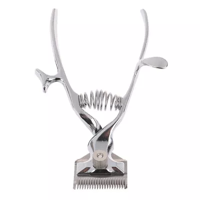 Manual Low Noise Hair Clipper Vintage Barber Hand Clipper Portable Hair Trimmer • $12.36