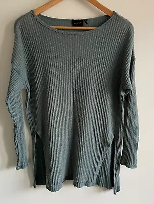 Urban Outfitters Out From Under Womens Top Size S Green Ribbed Long Sleeve • $14