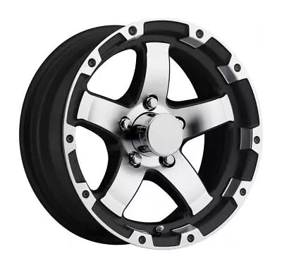 13  Sendel T08 5-Lug Boat Camper RV Trailer Wheel Black Machined (QTY 4) • $474