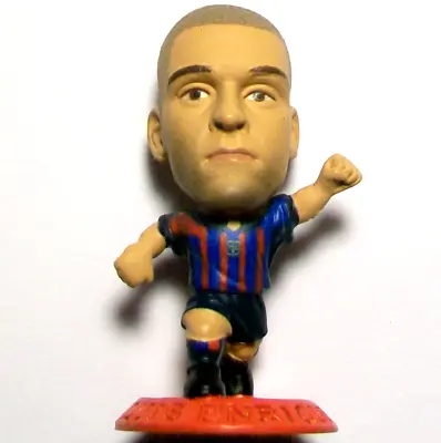 Corinthian Microstars BARCELONA Home LUIS ENRIQUE CCWC09 RED BASE Coca Cola 2002 • £1.99