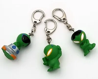 Rare | VTG 90s Alabastrite Green Alien Figurine Key Chain / Ring NEW • $13.95