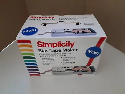 $69 • Buy Simplicity Bias Tape Maker, Preowned, Works. Read  Description.