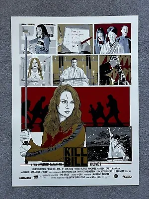 Kill Bill Vol. 1 & 2 (New Flesh) Test Print W Metallic Ink! Not Paul Mann Mondo • $174.99