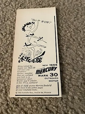 Vintage 1956 KIEKHAEFER MERCURY MARK 30 OUTBOARD BOAT MOTOR PRINT AD #6 1950s • $7.99