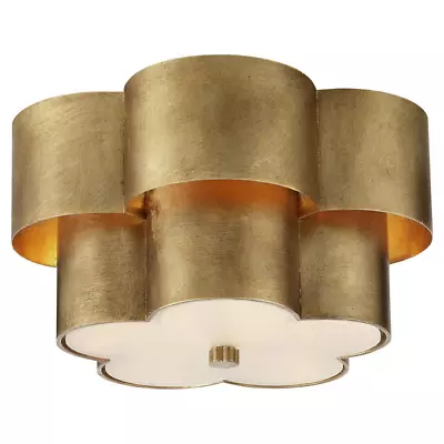 Visual Comfort ARN 4306G-FG Arabelle 13  Flush Mount Light By AERIN Gild • $470