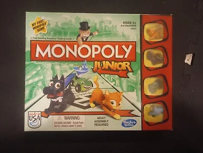 Hasbro Monopoly Junior Board Game - Good Condition - Clean & Hardly Damaged • $8