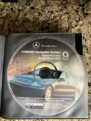 Mercedes-Benz Command Navigation System Digital Road Map CD # 9 South East USA • $18.95