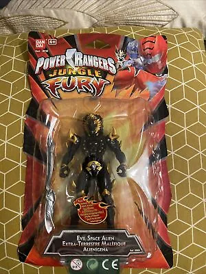£18 • Buy Bandai Power Rangers Jungle Fury Space Alien Black Lion Rio Daishi 6” Figure New