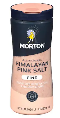 Morton All Natural Himalayan Pink Salt ( Fine ) 1 LB ( Pack Of 1 ) • $14.28