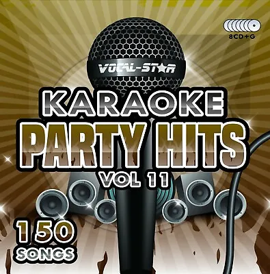 £17.99 • Buy Vocal-Star Party Hits 11 Karaoke Cdg Cd+G Disc Set 150 Songs
