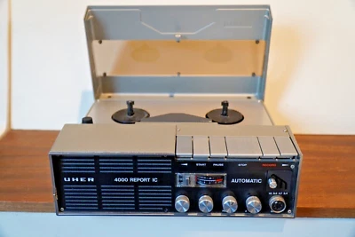 Uher 4000 IC Reel To Reel + Replacement Spool - New Belts Fitted - BBC Nagra • £195