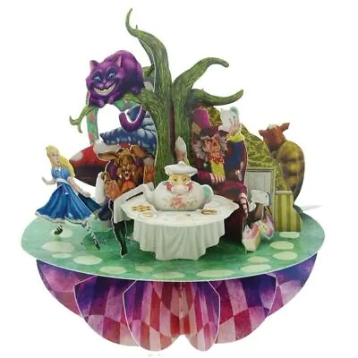 Santoro 3D Pop Up Pirouette Greeting Card - Alice In Wonderland • £9.99